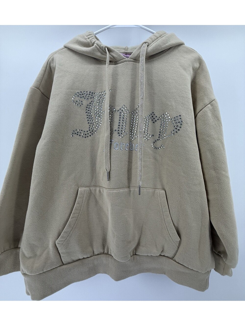Juicy Couture x Forever 21 Hoodie Women's Plus Size OX Y2K Bling Rhinestone